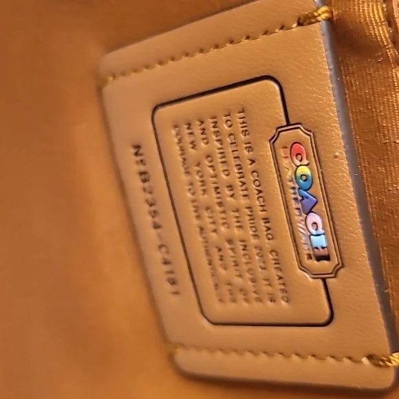 Coach Rainbow Bag, New with Tags - Picture 9 of 16